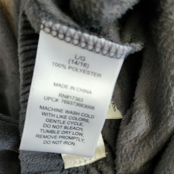 Cuddl Duds Velour Drawstring Lounge Pants Large - Picture 6 of 6